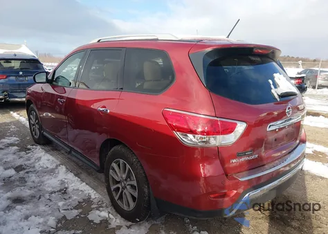2014 Nissan Pathfinder Sv z USA, uszkodzony, nr VIN 5N1AR2MM2EC694873